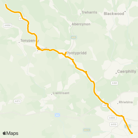 Stagecoach South Wales Greyfriars Road Gf - Terminus map