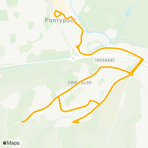 Stagecoach South Wales Market Square - Market Square map