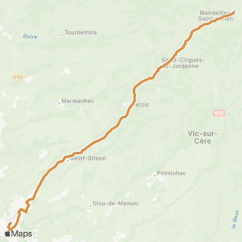 Stabus Mandailles map