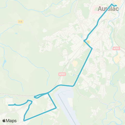 Stabus Square Gambetta - Esban map