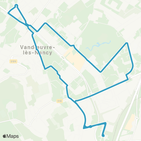 STAN Citadine Vandoeuvre map