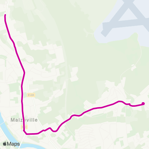 Stan Scolaires Dommartemont Nickles ↔︎ Malzéville Verlaine map