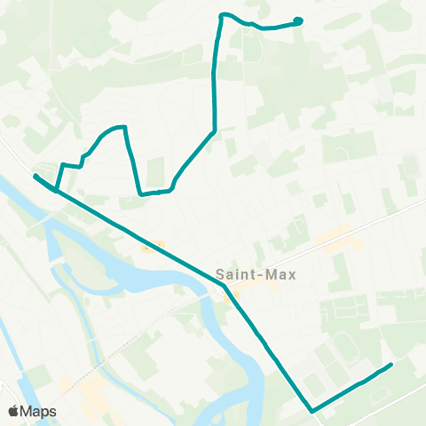 Stan Scolaires Dommartemont Nickles ↔︎ Tomblaine Grp ScolR map