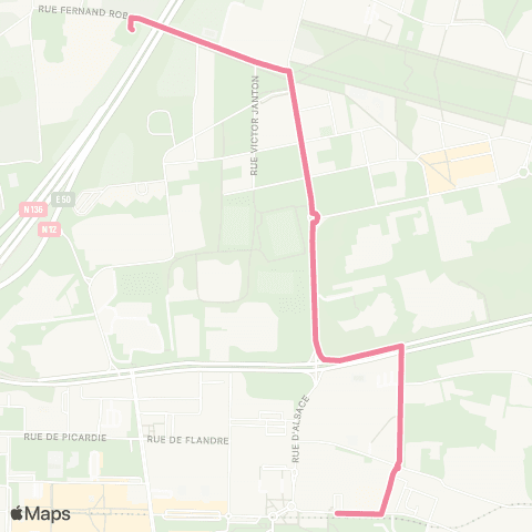 STAR Rennes (The Land) - Rennes (Villejean-Uni) map