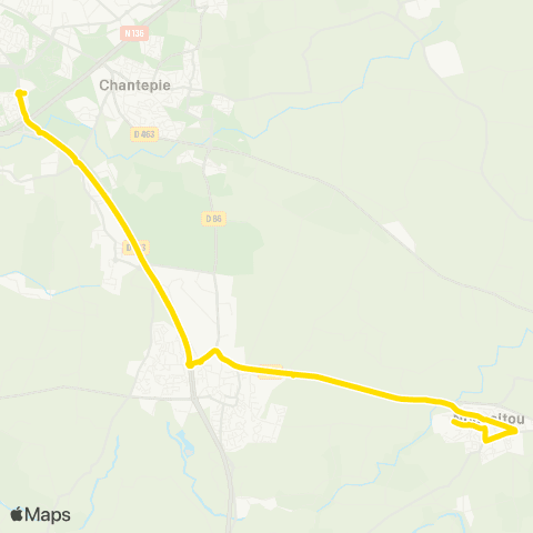 STAR Rennes (La Poterie) - Nouvoitou (Parc des Sports) map