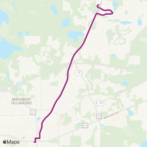 StarMetro Killearn map