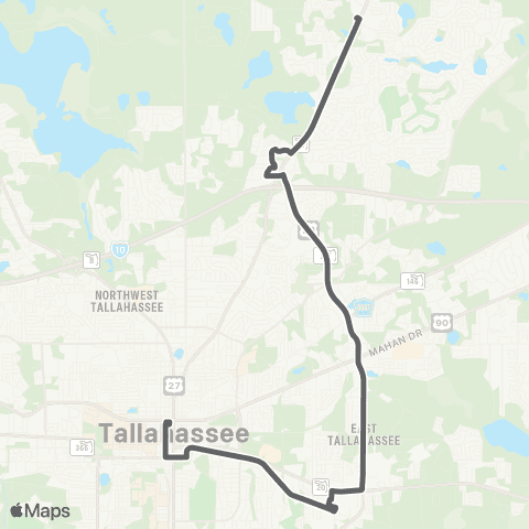 StarMetro Red Hills map
