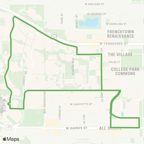 StarMetro Renegade map