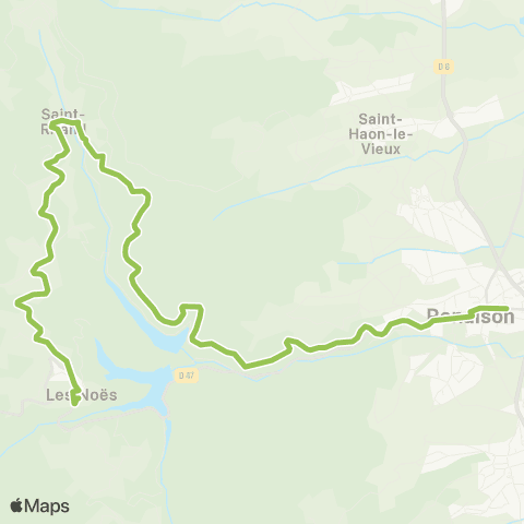 STAR Saint Riran <> Renaison map