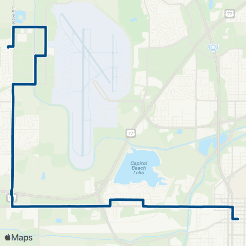 StarTran Arnold Heights map