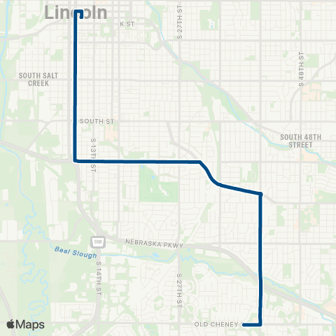 StarTran Sheridan map