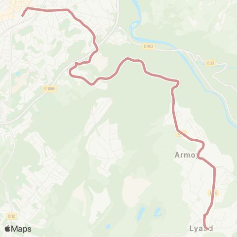 Star't Thonon-les-Bains - Armoy map