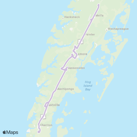 STAR Transit Purple map