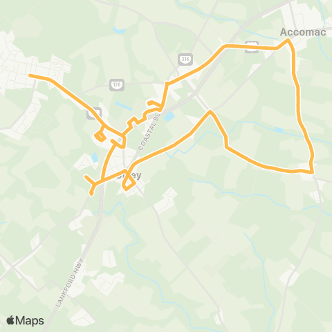 STAR Transit Orange map