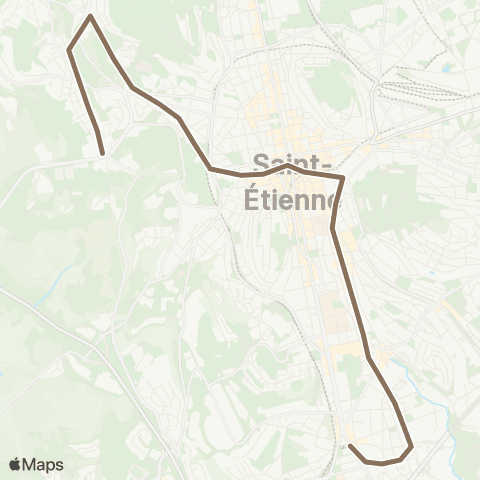 STAS Bellevue ↔︎ Michon map