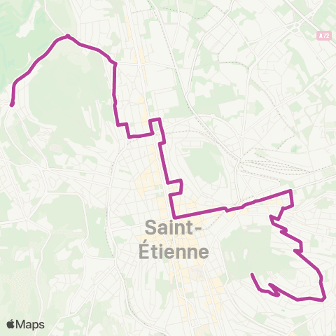 STAS Bel Air ↔︎ Villeboeuf-le-Haut map