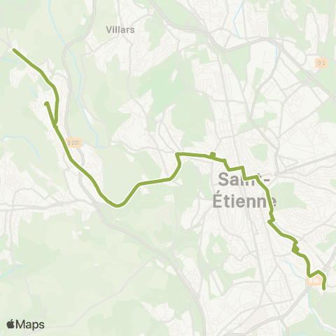 STAS Le Chasseur ↔︎ Portail Rouge map