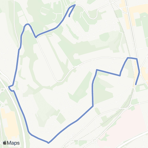 STAS Bellevue ↔︎ Cotonne map