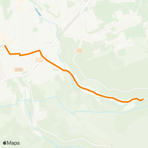 STAS Bellevue ↔︎ le Bernay map