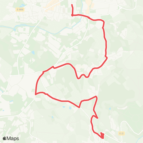 STAS Pacotière ↔︎ Puits Lucy map