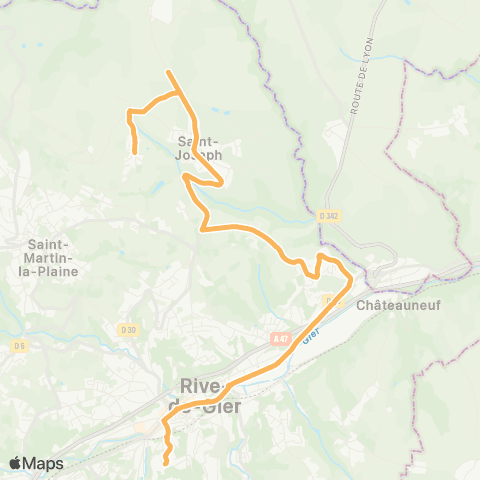 STAS Gare Routière ↔︎ Mairie / le Mas map