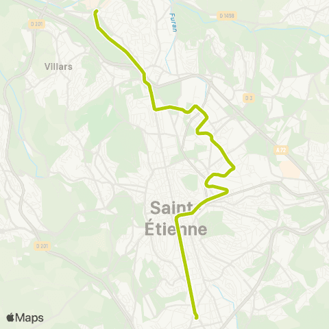 STAS Hop. Nord / Terrasse ↔︎ Bellevue map