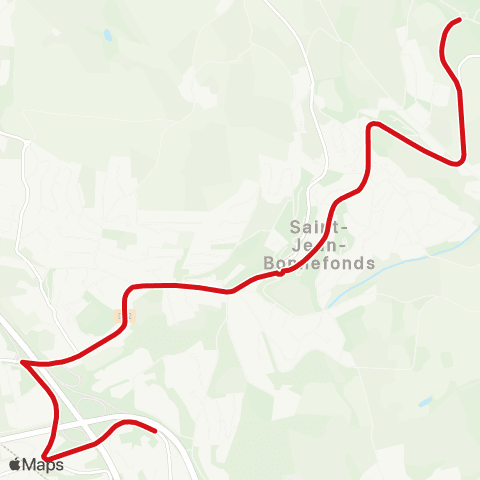 STAS Green Park ↔︎ Collège A. Briand map