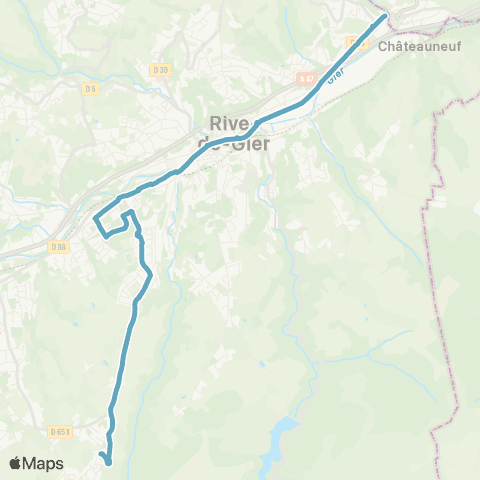STAS Les Mariannes ↔︎ la Madeleine map