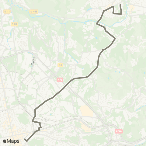 STAS Coll.P.M. Curie ↔︎ Mairie map