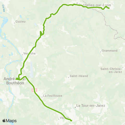 STAS Terrasse ↔︎ Place de Gaulle map