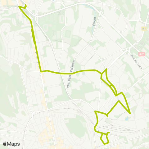 STAS Hop. Nord / Terrasse ↔︎ Bellevue map