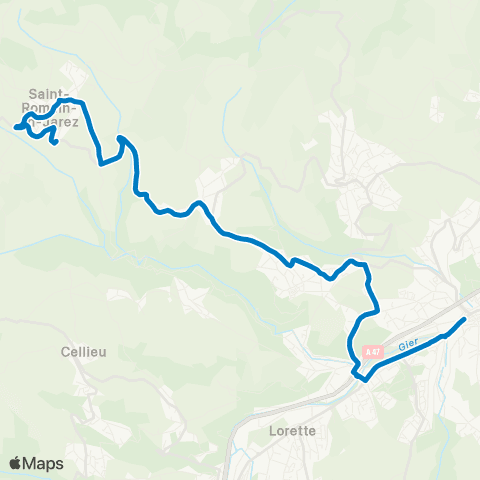 STAS Gare Routière ↔︎ les Vignes map