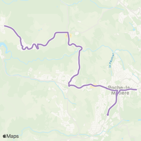 STAS Cimetière ↔︎ Condamine map