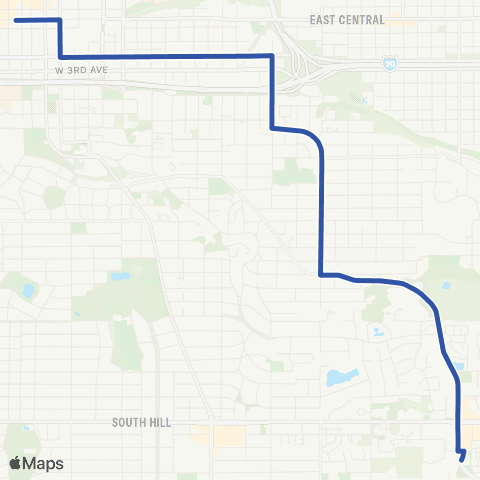 Spokane Transit Perry District map
