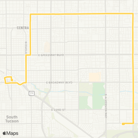 Sun Tran Glenn / Swan map