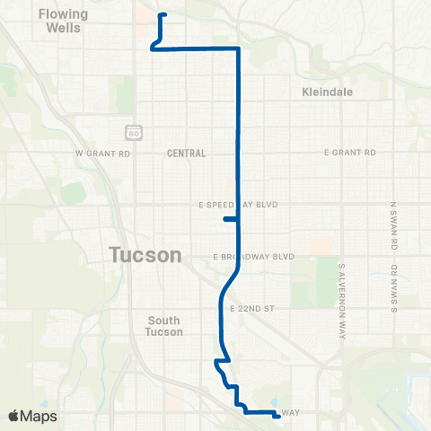 Sun Tran Campbell Ave map