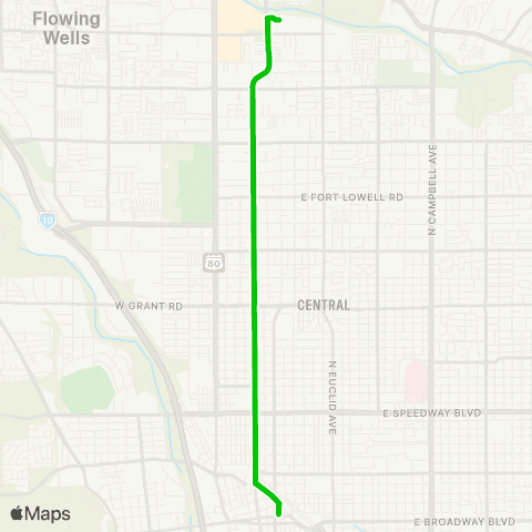Sun Tran Stone Ave map