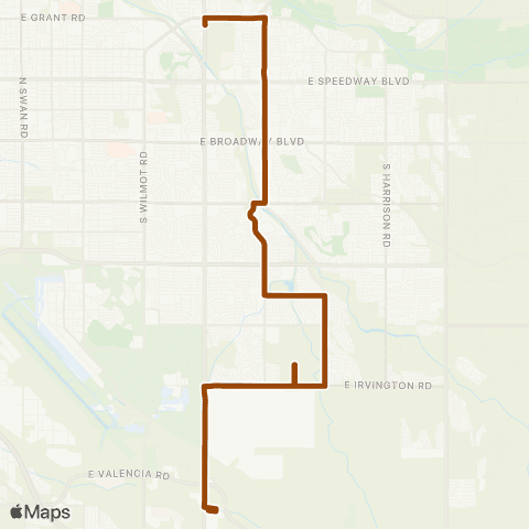 Sun Tran Pantano map