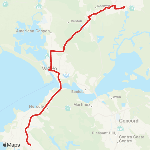 SolTrans Red Line map