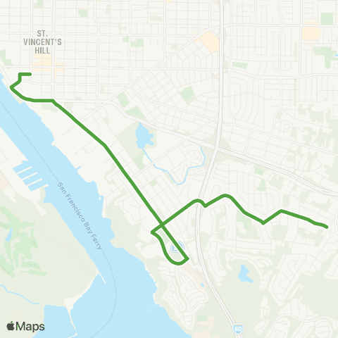 SolTrans South Vallejo map