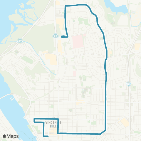 SolTrans Tuolumne map