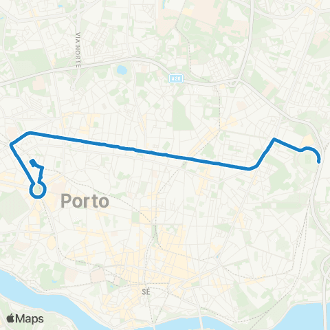 STCP Estádio Do Dragão - Casa Da Música map