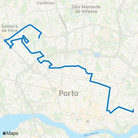 STCP Campanhã-viso map