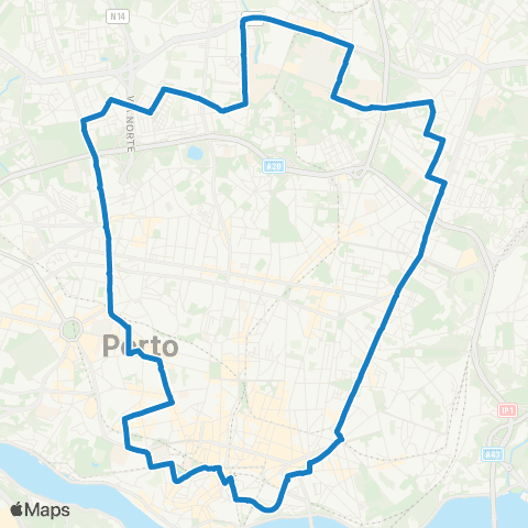 STCP Circular Hospital S.joão-sá Da Bandeira map