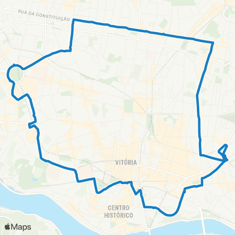 STCP Circular Praça Da Liberdade-constituição map