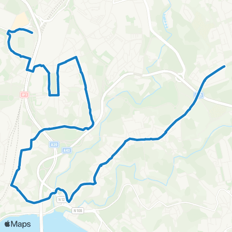 STCP Estádio Do Dragão - Areias map