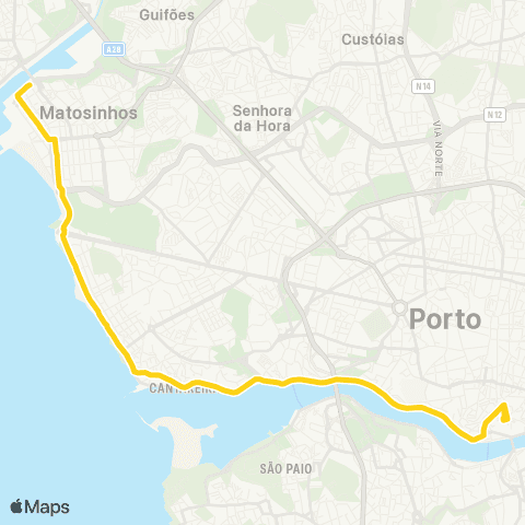 STCP Praça Liberdade-matosinhos (mercado) map