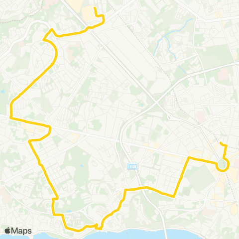 STCP Boavista - Norteshopping map