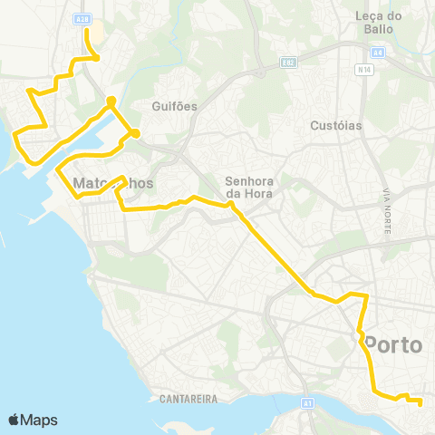 STCP Cordoaria-mar Shopping map