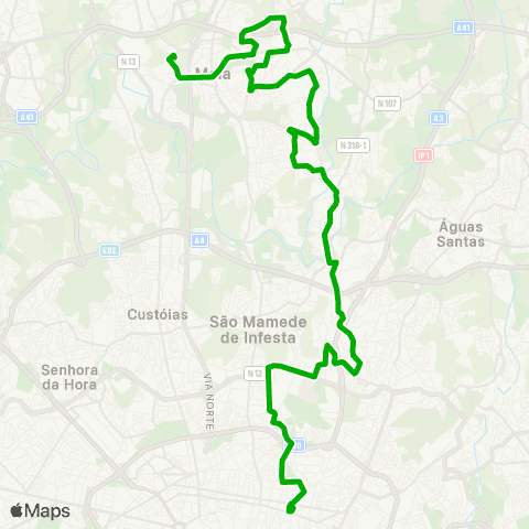 STCP Marquês-maia map